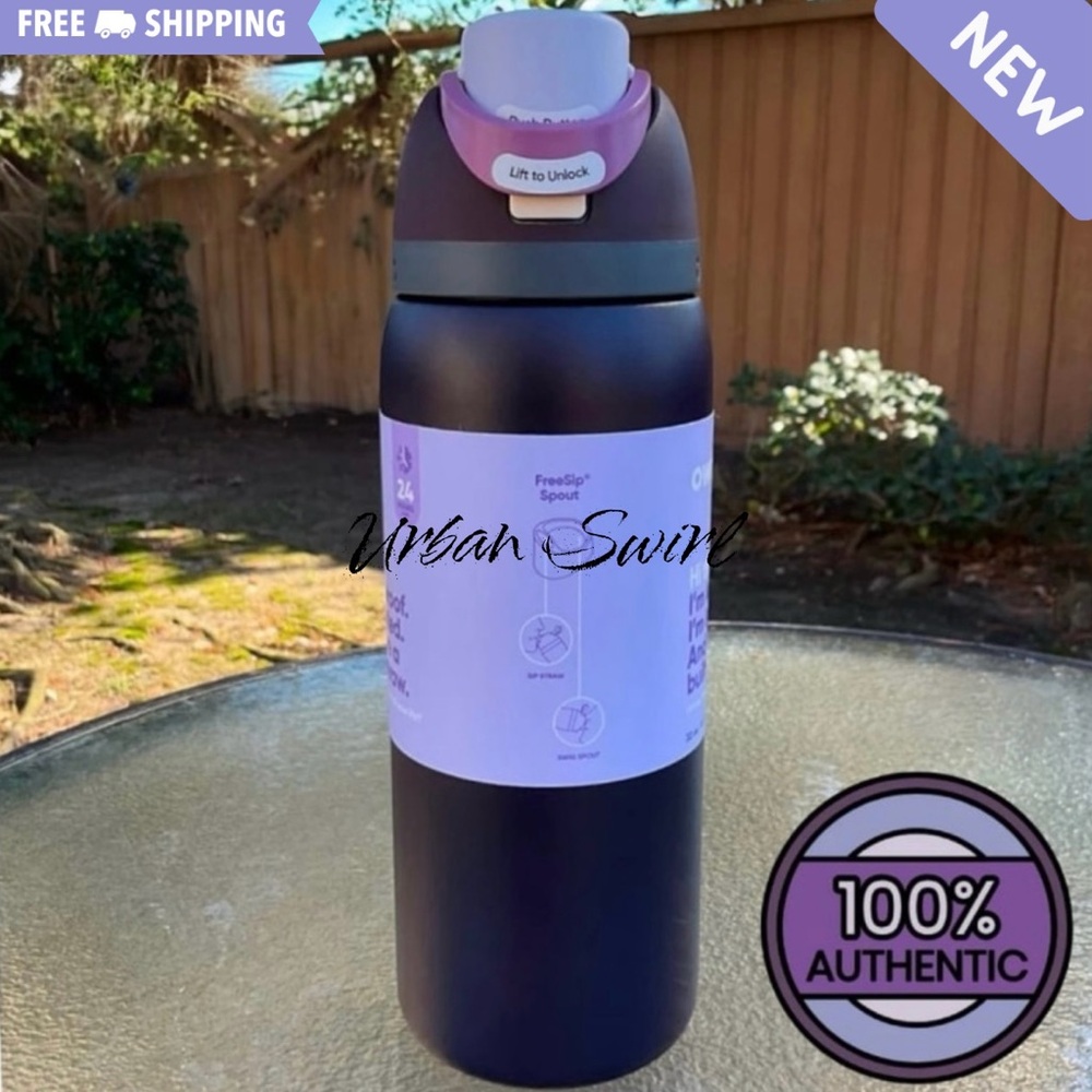 Purple Freestyle Spout Water Bottle